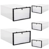 Organizer na buty 34x23x13,5 cm zestaw 5 szt. pudełka z otwieraną klapą