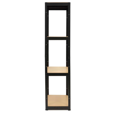 Regał magazynowy, metalowy 170x80x40 cm 4 półki, udźwig 700 kg do garażu, piwnicy