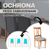Pokrowiec na krzesło elastyczny uniwersalny turkusowy