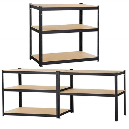 Regał metalowy magazynowy 5 półek 180x90x40cm 875kg do garażu, piwnicy