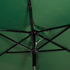 Parasol ogrodowy 410 cm składany duży na balkon  taras zielony