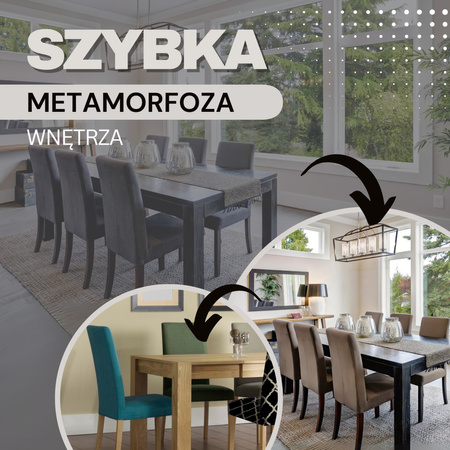 Pokrowiec na krzesło elastyczny morski