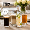 Szklanki do kawy, herbaty i zimnych napojów 200 ml komplet 12 szt.