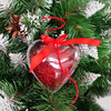 Bombka akrylowa 10cm serce plastikowe decoupage