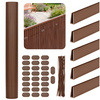 Osłona PVC maskująca 500x140 cm na balkon, taras, ogrodzenie zestaw profile, brązowe