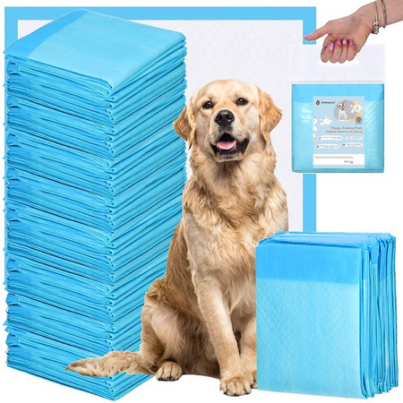 Podkłady higieniczne dla psa 100 szt. 60x60 cm maty chłonne do nauki czystości