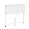 Biurko gabinetowe, stolik do nauki składany, komputerowy 80 cm drewniane, białe