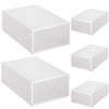 Organizer na buty 31x21,5x12,5 cm zestaw 5 szt. pudełka z otwieraną klapą