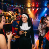 Kostium zakonnicy M z krzyżem, habit, przebranie na Halloween, bal, karnawał strój, przebranie