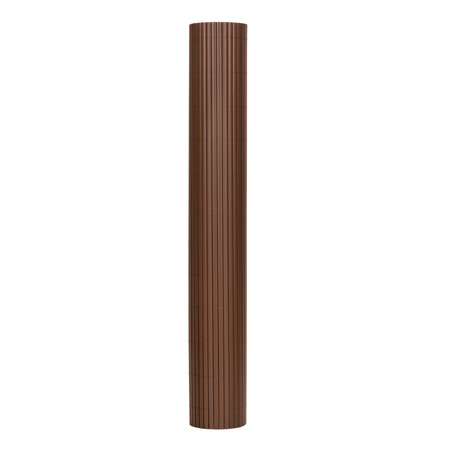 Osłona PVC maskująca 400x100 cm mata na balkon, taras, ogrodzenie, brązowa