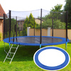 Siatka do trampoliny wewnętrzna z osłoną na sprężyny 396 cm 13 FT 8 słupków niebieska