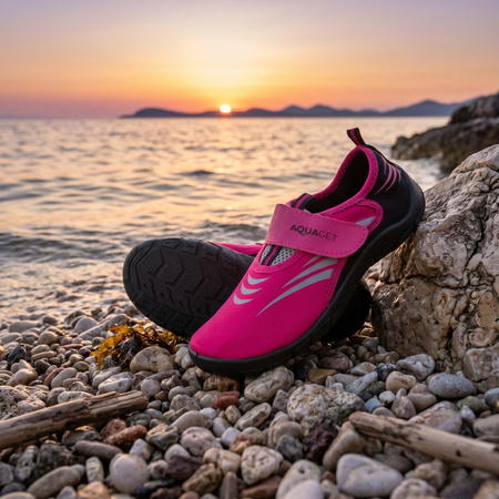 Buty do wody, plażowe szybkoschnące na kajak jeżowce, kamienie rozm. 37 damskie różowe