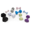 Hantle 2x2,5kg hexagonalne do ćwiczeń fitness ciężarki zestaw 2 szt. niebieskie