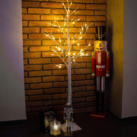 Drzewko świecące 180 cm brzoza LED dekoracja świąteczna