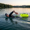 Bojka pływacka, asekuracyjna open water z suchym schowkiem i gwizdkiem, dmuchana