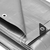 Plandeka 6x8m 270g/m2 gruba płachta ochronna szara