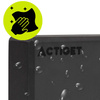 Kostka do jogi 23x15x7,5 cm pianka EVA blok do ćwiczeń klocek do pilates stretching czarny