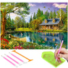 Haft diamentowy zestaw akcesoriów 22 szt. przybory do diamond painting