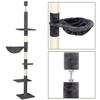 Słupek do drapania dla kota sufitowy sizal drapak 245 - 260 cm