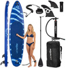SUP 350 cm zestaw deska pompowana paddleboard do pływania z wiosłem i akcesoriami