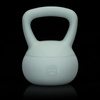 Kettlebell miękki 6 kg ciężar do ćwiczeń, kula treningowa, fitness, turkusowy